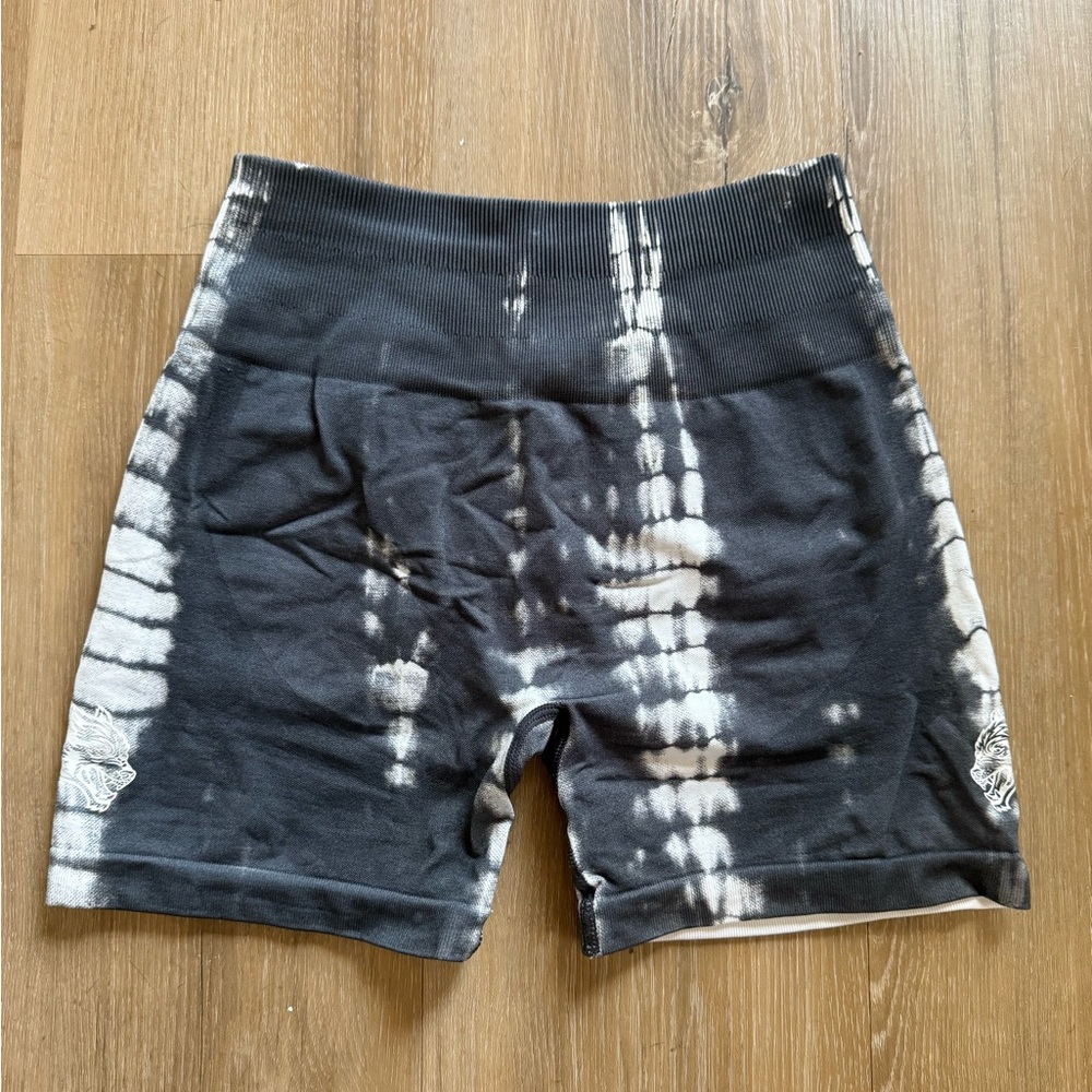 Darc Sport Black and White Athletic Shorts